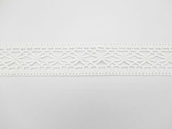 Δαντέλα Βαμβακερή Λευκή No 3  Φάρδος  4 cm
