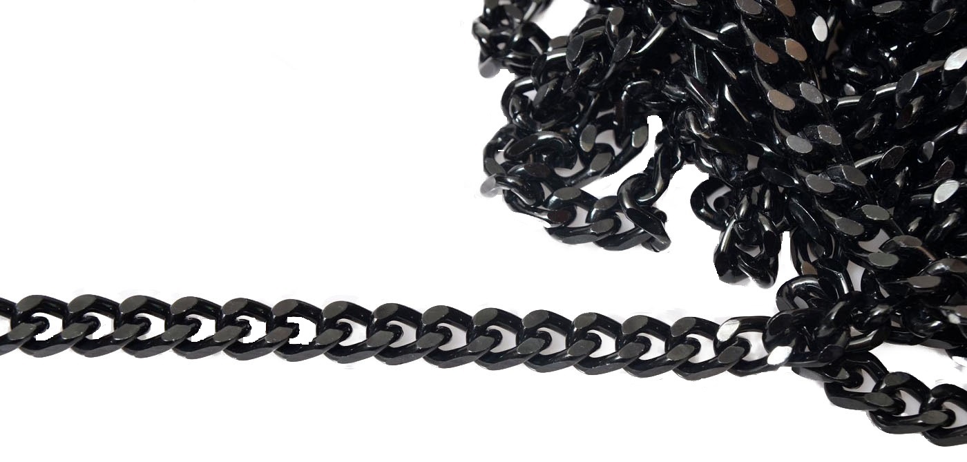 Αλυσίδα Μεταλλική, Chanel Large 38mm, Μαύρο