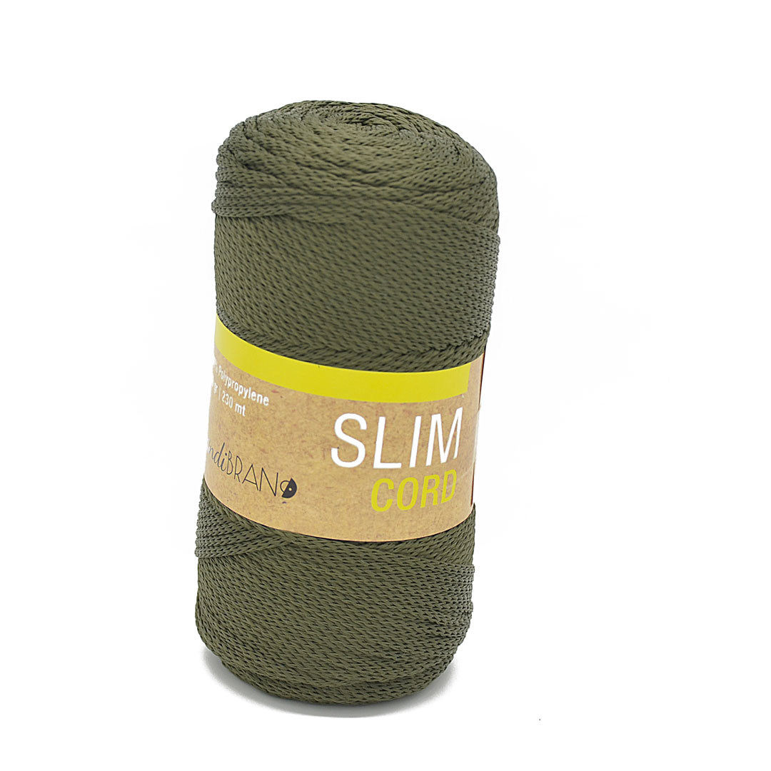 Νήμα Για Τσάντα Κορδόνι Slim  Cord  Πράσινο Λαδί