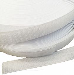 Velcro Ταινία - (Χριτς Χρατς) Λευκό Σκληρό 2,5 cm Ραφτό