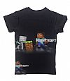 Μπλουζάκι Κοντομάνικο Παιδικό με Ψηφιακή Εκτύπωση DTG και στις 2 Πλευρές ( Full Print ) Minecraft  Μπλε Σκούρο