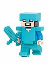 Συλλεκτική Φιγούρα Minecraft  Diamond Armor Steve XH1573  4,5 cm